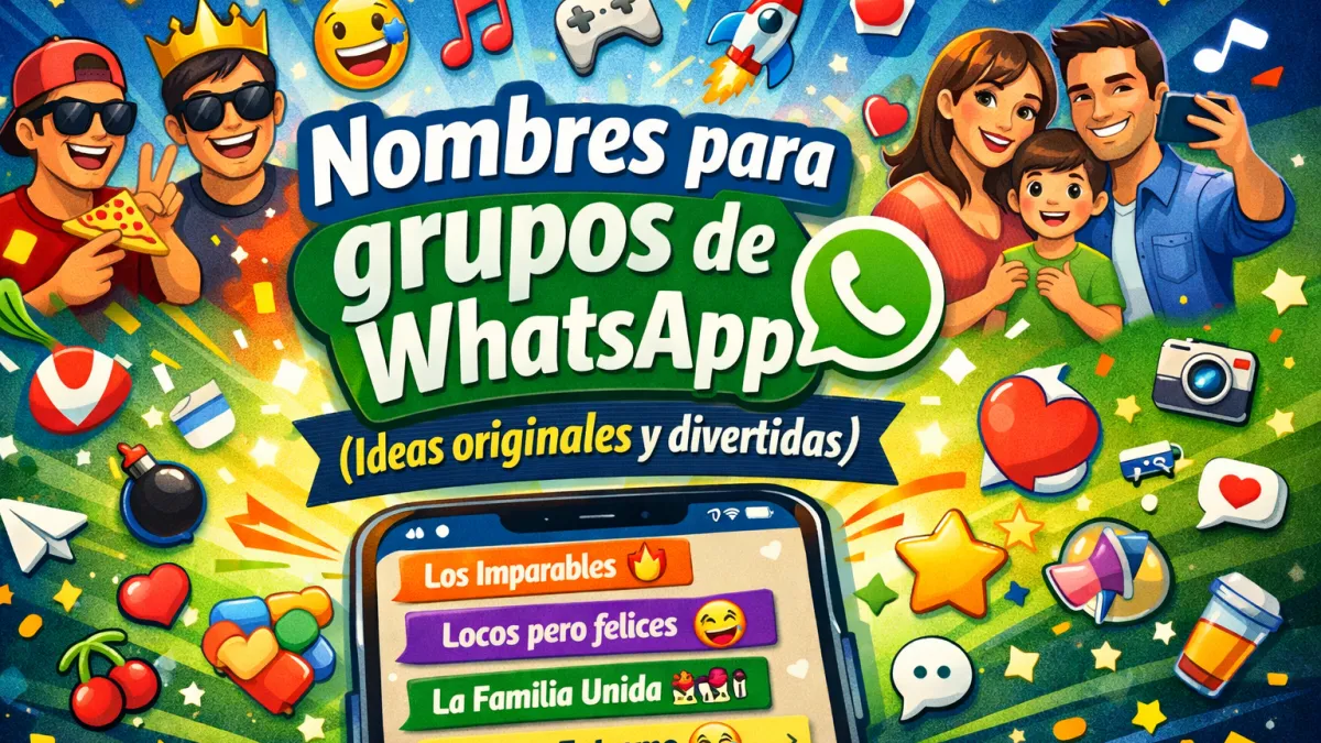 Nombres para grupos de WhatsApp (Ideas originales y divertidas)