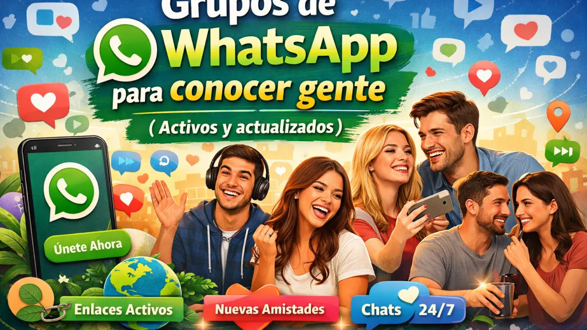 Grupos de WhatsApp para conocer gente (Activos y actualizados)
