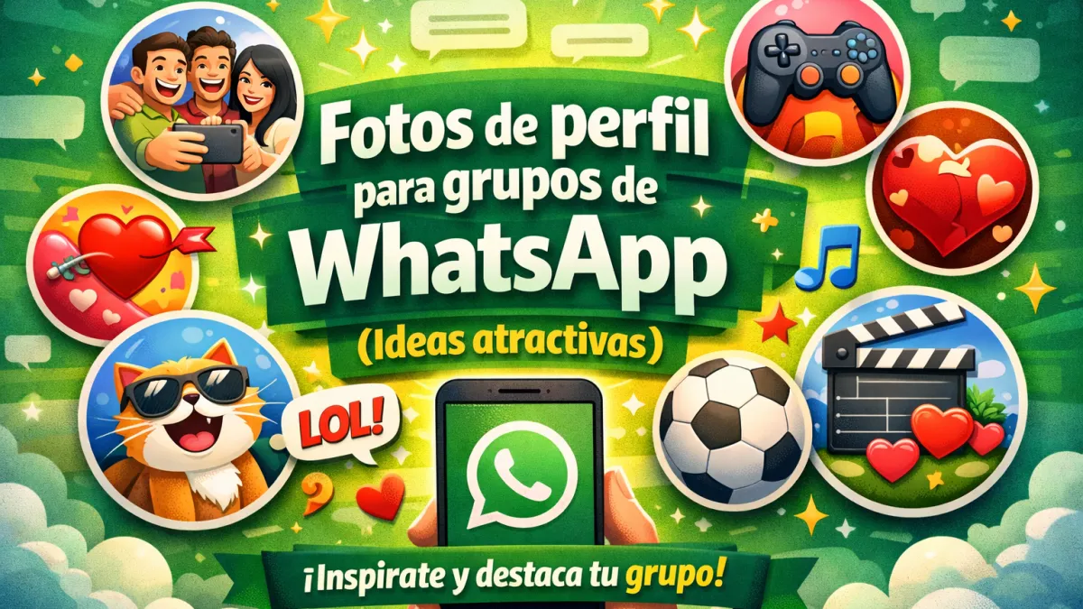 Fotos de perfil para grupos de WhatsApp (Ideas atractivas)