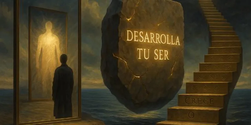 WhatsApp group image Juicio del Espejo: La Piedra del Destino Interior🪞
